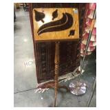 wood music stand, floor model, local pickup only