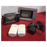 Hammacher Schlemmer  alarm clocks, 2-+wireless