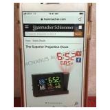 A pair of Hammacher Schlemmer Projection clocks,