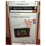 A PAIR OF HAMMACHER SCHLEMMER PROJECTION CLOCKS,