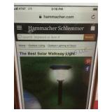 Solar Walkway Light, HAMMACHER SCHLEMMER STORE