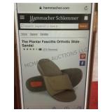 The Plantar Fasciitis Orthotic Slide sandal, size