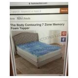 The Body Contouring 7 zone memory foam