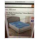 The  Body Contouring 7 zone memory foam