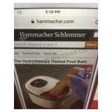 The Hydrotherapy Heated Foot Bath, HAMMACHER