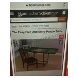 The Easy Fold & Store Puzzle Table, HAMMACHER