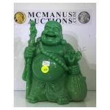 Fortune Buddha, 10 inch tall, polyurethane