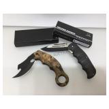 Falcon & camo pocket knives