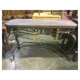 Metal framed hall table.       
Local pickup