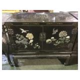 Gemstone front Asian side cabinet.