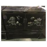 Gemstone front Asian side cabinet.
