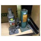 Pair of bottle jacks with handles local pickup