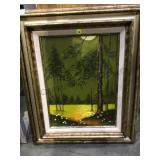 Framed small oil painting local pickup only