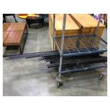 Lot of shelving with wooden shelves local pickup