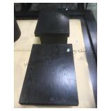 Modernist designer, low tables, pr, 20 x 28.  X