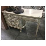 Kneehole dresser/ vanity, vintage, local pickup