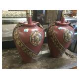 Pr red lamps, ceramic, local pickup only