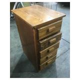 Oak 4 drawer cabinet, local pickup only