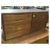 Cabinet, 3 drawers and a door, MCM, LOCAL PICKUP
