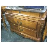 Stone top 3 drawer nightstand local pickup only
