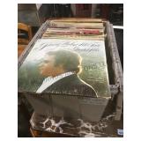 Box of LPs, 1970 easy listening , Johnny Mathis,
