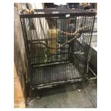 Lg metal birdcage, 4 ft H ,local pickup only