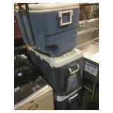 3 blue coolers, local pickup only