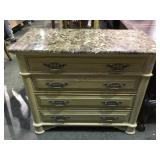 Stone top Thomasville 4 drawer dresser local