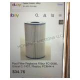 4 new Unicel filter cartridges, local pickup only