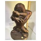 Warner Bros 1999 Tasmanian Devil football figure,