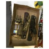 Antique brass / glass hydraulic Oiler valve, 2