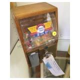 Vintage Chicicle coin op gum machine , 2 for 1
