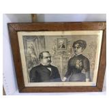 Antique Original Kurtz & Allison print, President