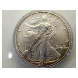 2003  American Silver Eagle, cased