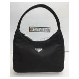 Prada black tessuto small hobo bag, made in