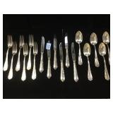 Metal Alliage Blanc cutlery, 613 grams 20% silver