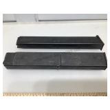 Pair of 9mm stick magazines one is Cobray for