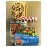 Wilesco M78  & M77 tin litho toys, both MIB