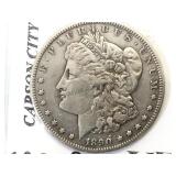 1890-CC MORGAN Silver Dollar