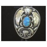 turquoise Native Amer bolo tie