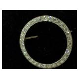 Platinum & diamond brooch