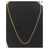 14k gold chain, 19 in length