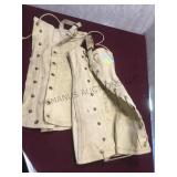 WW1 military leggings, mkd Kolesar, J