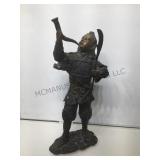 Antique Meiji period bronze , Japanese Samurai