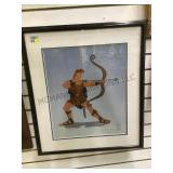 Disney LE Hercules Sericel print of 5000, with