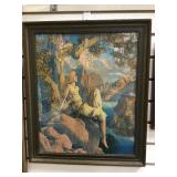 Original Maxfield Parrish Print ca1917, 16 x 19,