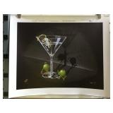 Signed & numbered Godard print on canvas (He