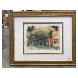 Salvador Dali, Venice Reconstruction, 33 x 40,