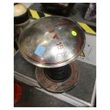 Steam punk counter top lamp, made from a Kaiser