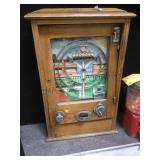 Vintage Allwins Win and Place 1 cent coin op